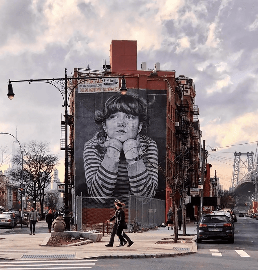 Brooklyn street art near Hii NYC Dispensary